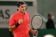 Roger Federer at the 2021 French Open
